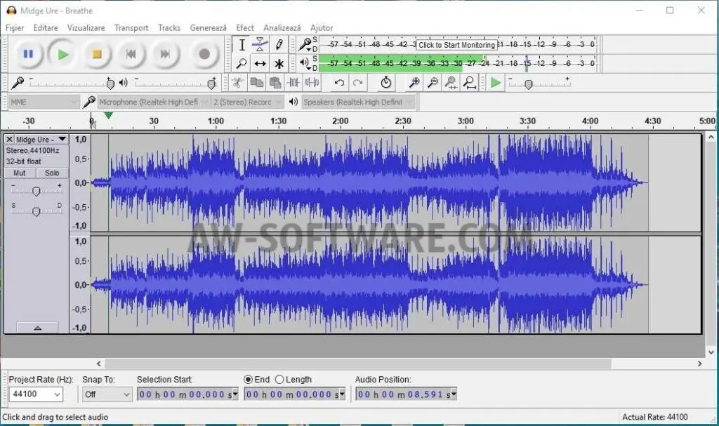 Download gratis Audacity cel mai bun program de taiere si lipire melodii MP3